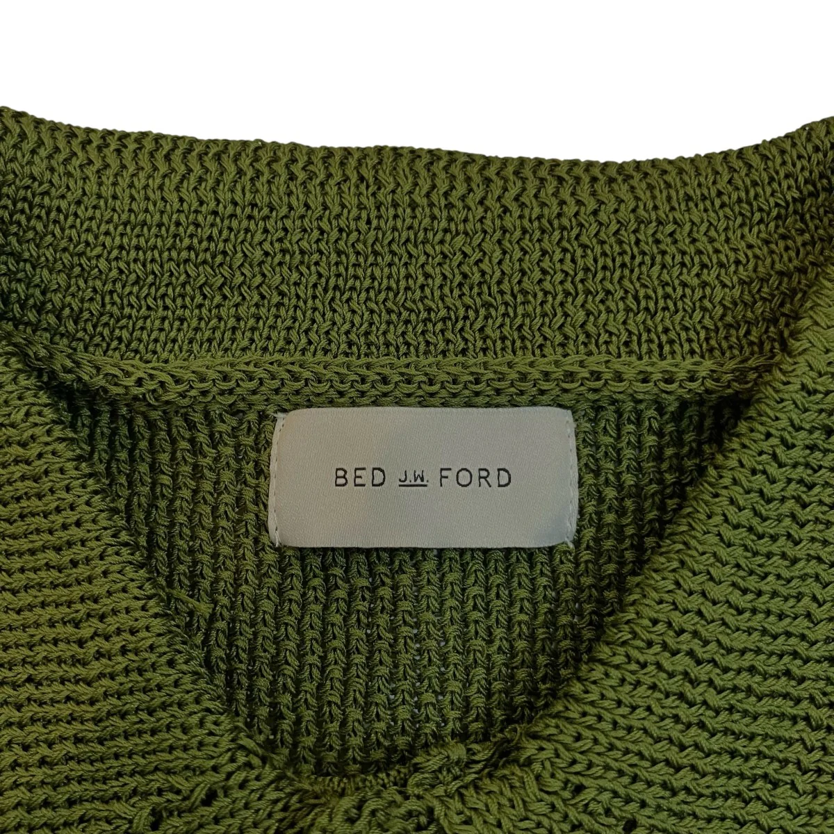 25SS「Chain Polo Sweater」チェーンニットポロシャツ25SS B KT03 - Image 5