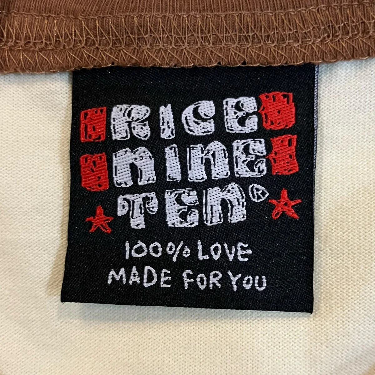 「HAND PRINT RINGER TEE」プリントリンガーTシャツ - Image 5