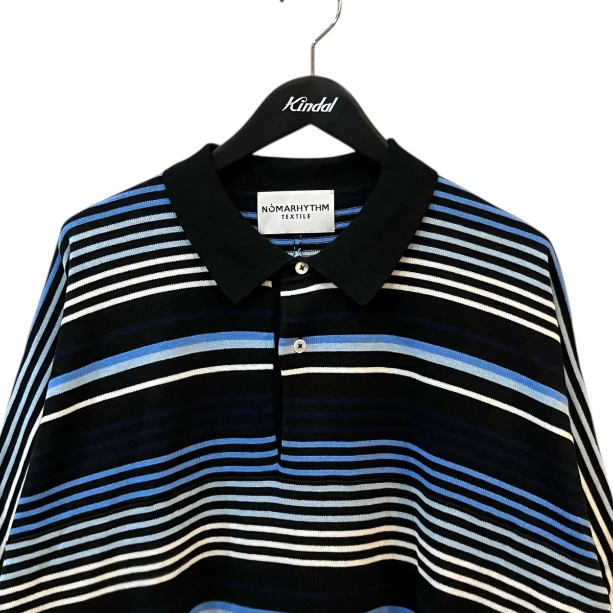 「Gradation Stripe Polo」ボーダーポロシャツN39KN01 - Image 3