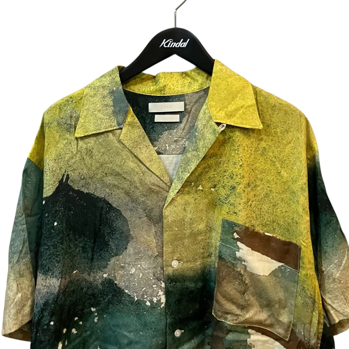 25ss「LANDSCAPE PRINTED OPEN COLLAR SHIRT」総柄オープンカラーシャツYK25SS0933SH - Image 3