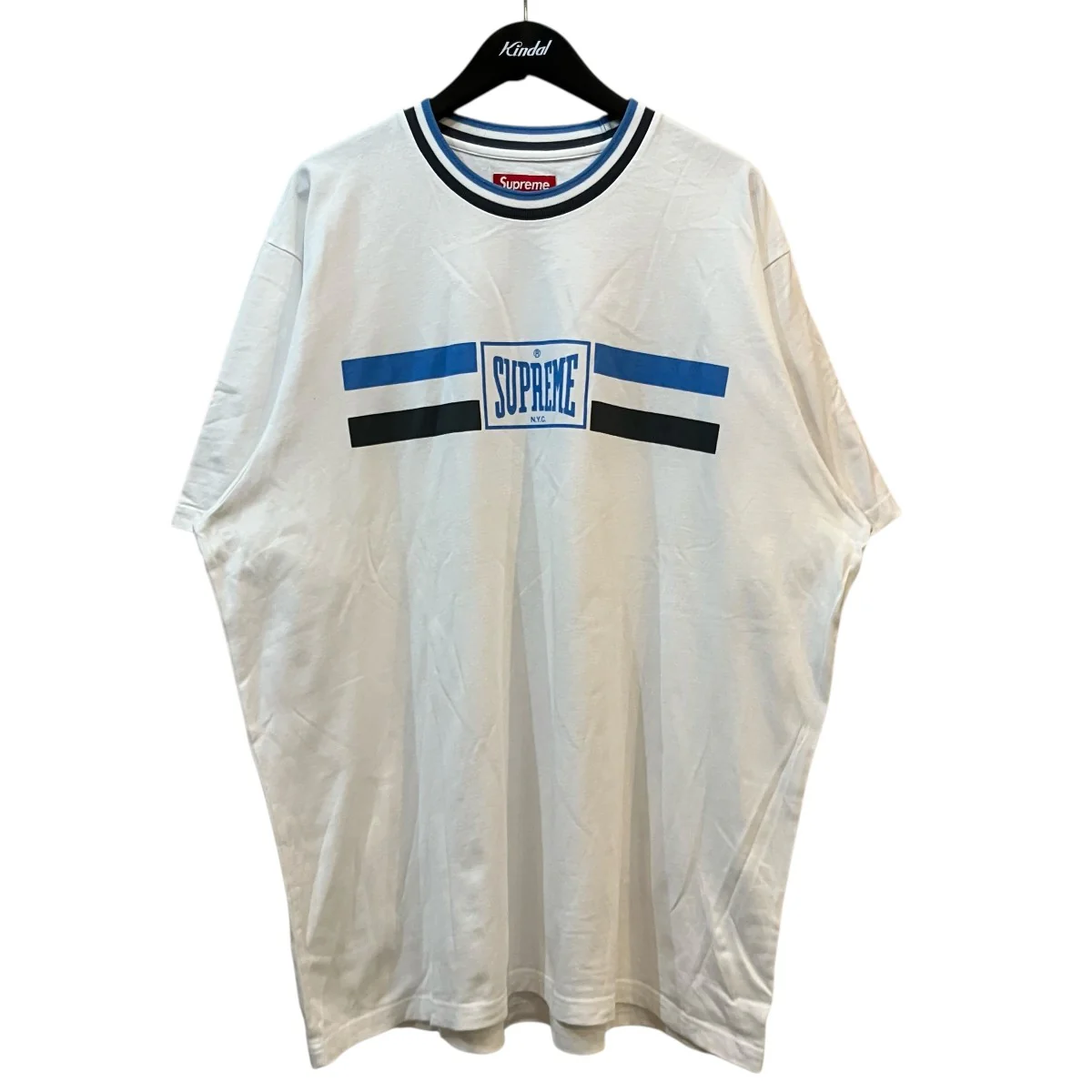 24SS「Warm Up Stripe S S Top」半袖シャツ