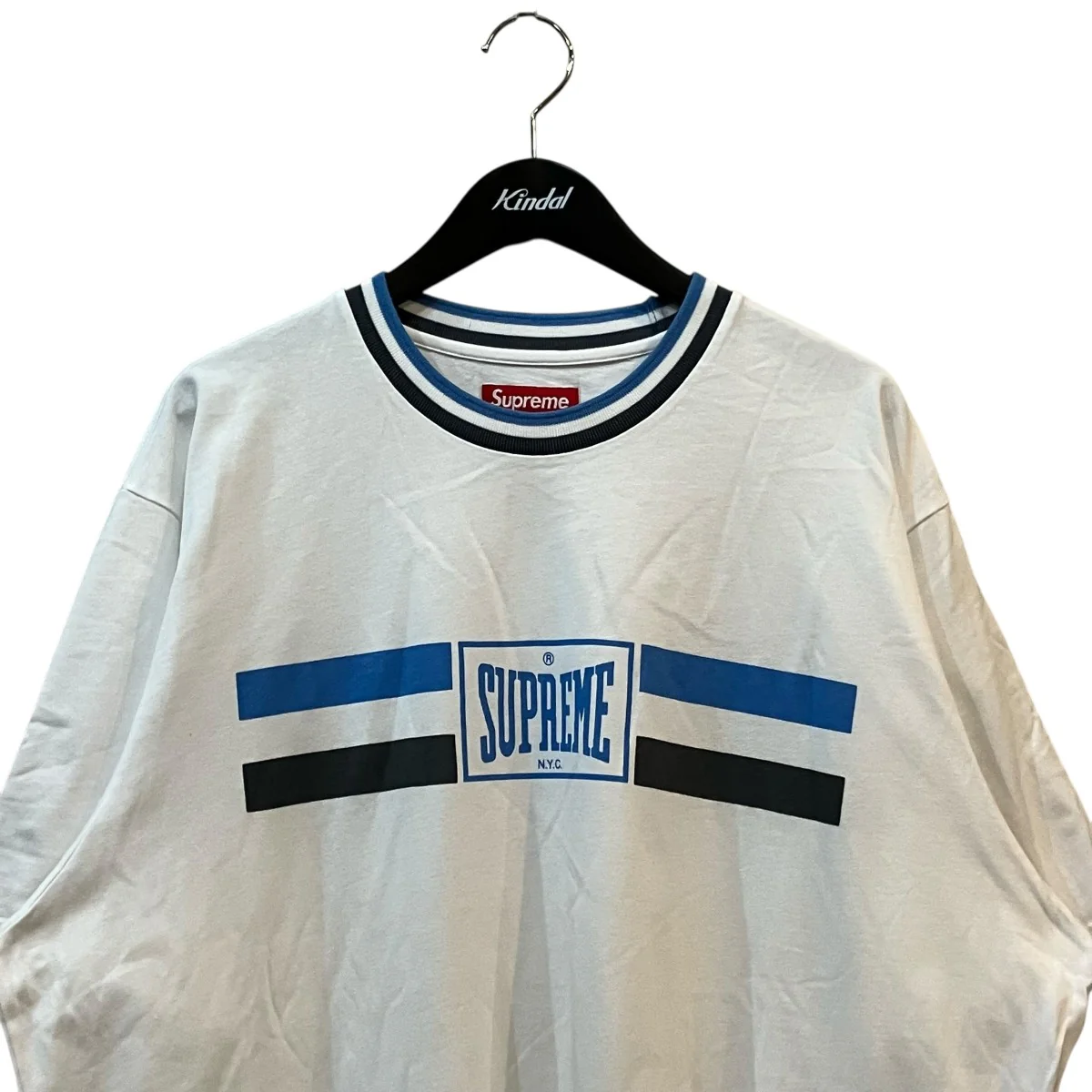 24SS「Warm Up Stripe S S Top」半袖シャツ - Image 3