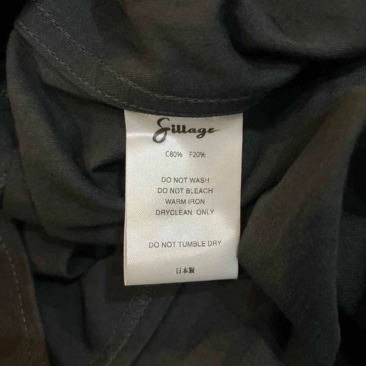 「re-engineered over shirts short sleeve back satin anthracite」半袖オープンカラーシャツSL25SS OCSHSSCL - Image 5