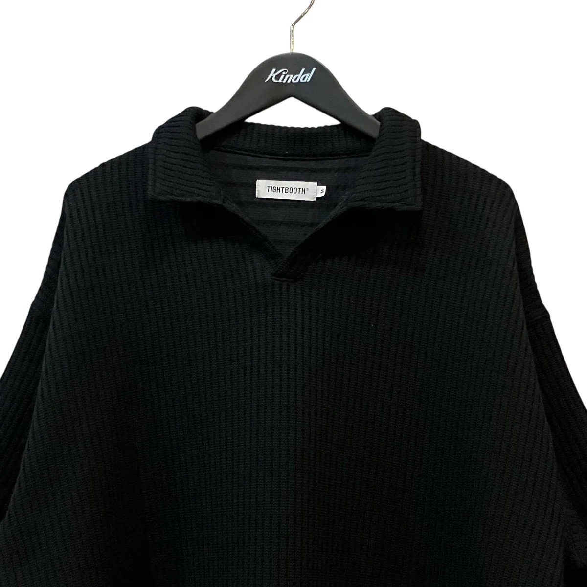 「MYSTERY GAUGE OPEN POLO」ニットポロシャツ - Image 3