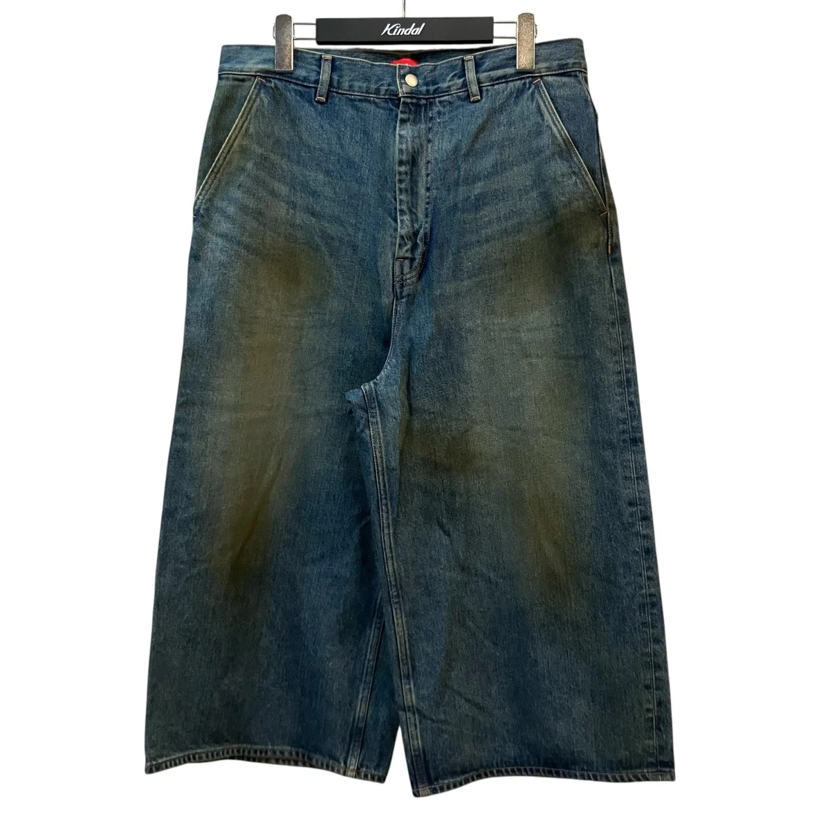 「LOOSE DENIM HALF PANTS VINTAGE」ヴィンテージ加工デニムハーフパンツorder 029 v