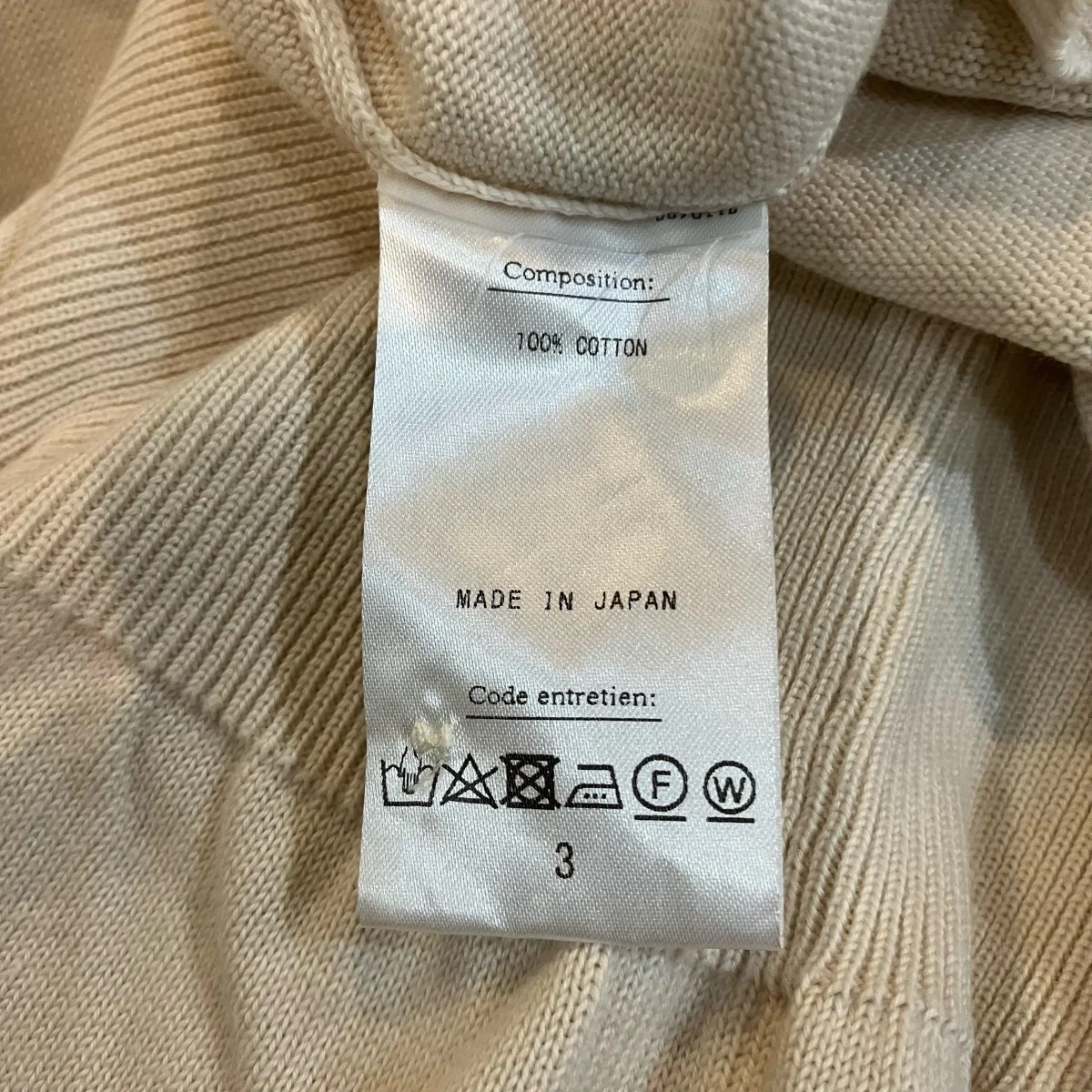 「Cotton Knit S S Polo Shirts」ポロシャツ22SAP 03 05H - Image 6