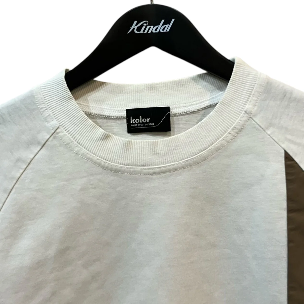 ペーパー天竺TEE 切替Tシャツ - Image 3