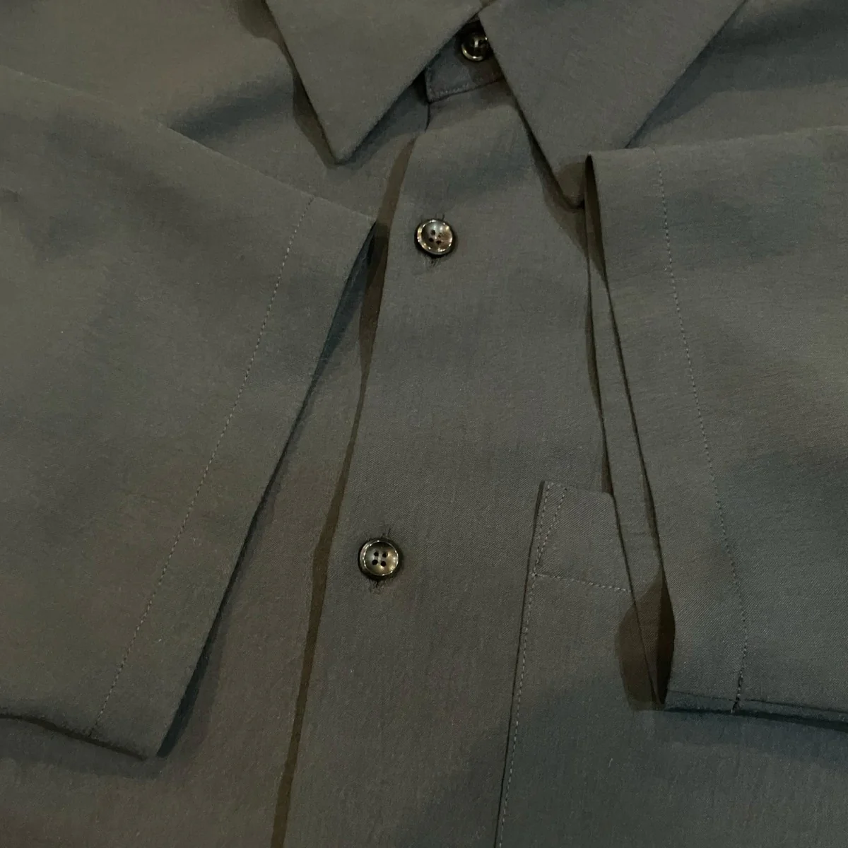PE LIGHT TROPICAL DOLMAN S S REGULAR COLLAR SHIRT - Image 4