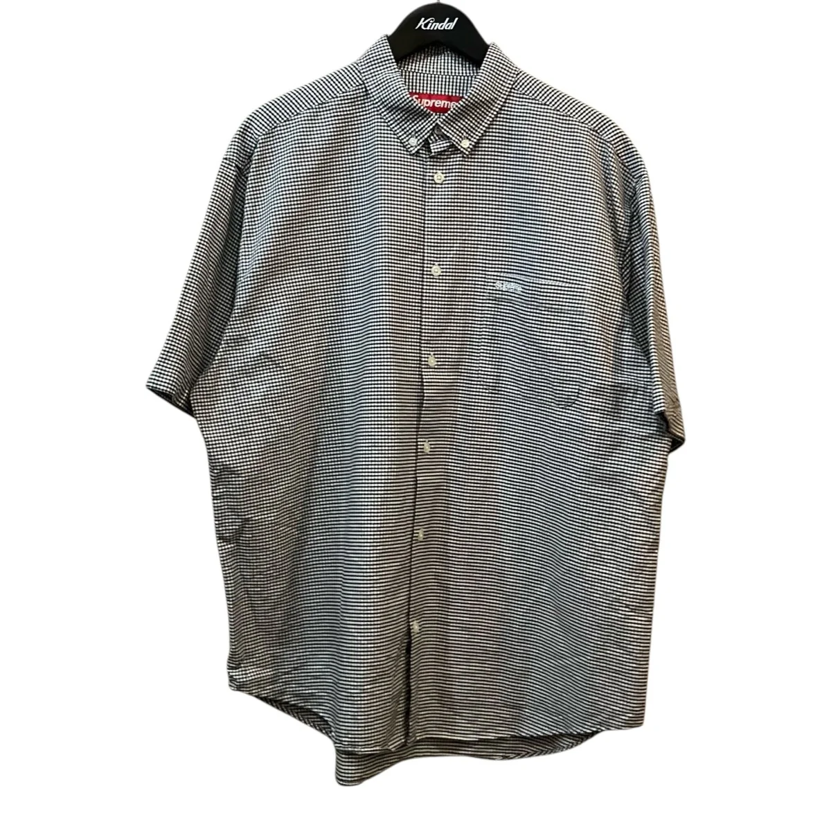 Loose Fit Oxford S S Shirt Gingham 半袖ギンガムチェックシャツ