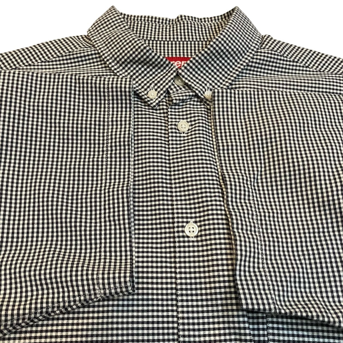 Loose Fit Oxford S S Shirt Gingham 半袖ギンガムチェックシャツ - Image 4
