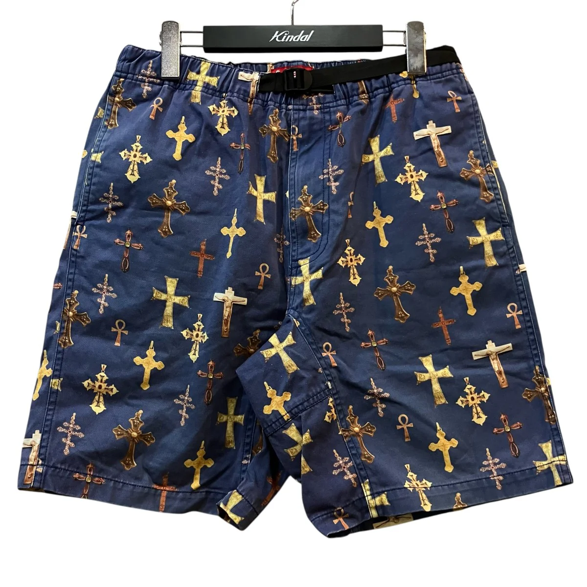 23SS「Crosses Belted Short」クロスプリントベルテッドショーツ
