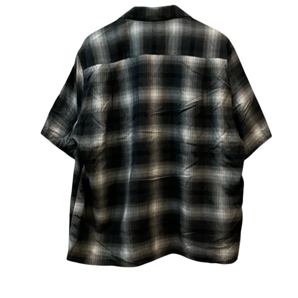 OMBRE CHECK OPEN COLLAR SHIRT S S 半袖オンブレチェックシャツ - Image 2