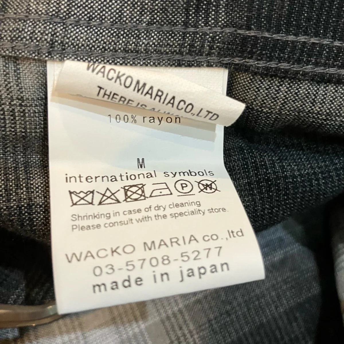 OMBRE CHECK OPEN COLLAR SHIRT S S 半袖オンブレチェックシャツ - Image 5