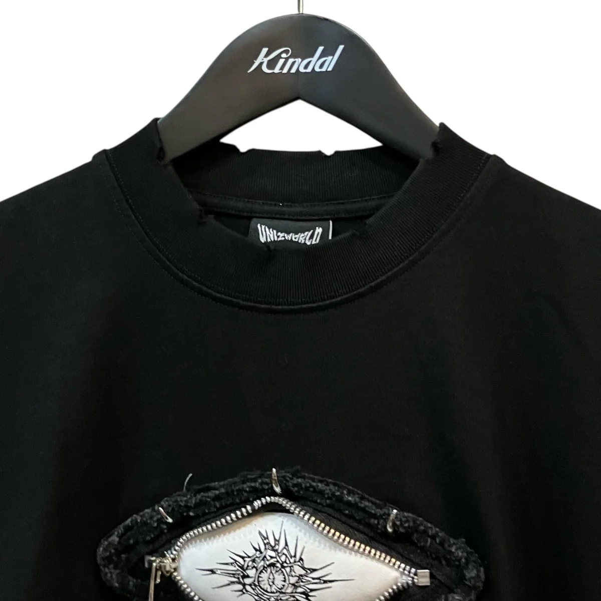ダメージ加工モンスタージップTシャツ - Image 3