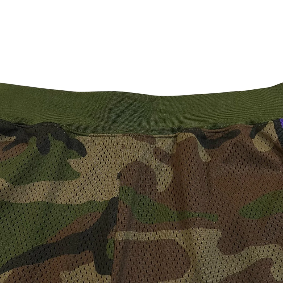 19SS「Rhinestone Basketball Short」カモフラージュ柄ラインストーンショートパンツ - Image 3