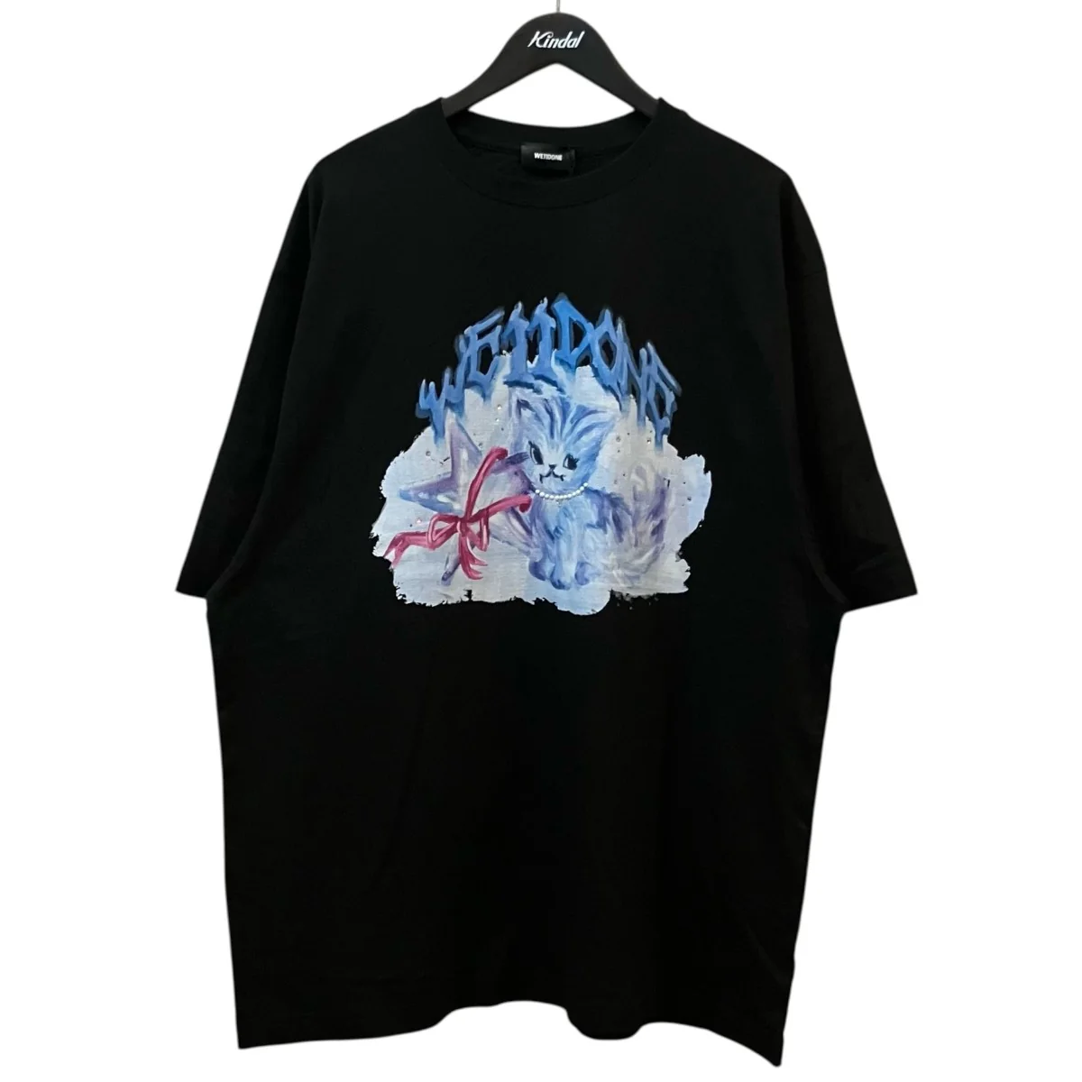 Black Watercolor Monster T-Shirt プリントTシャツ