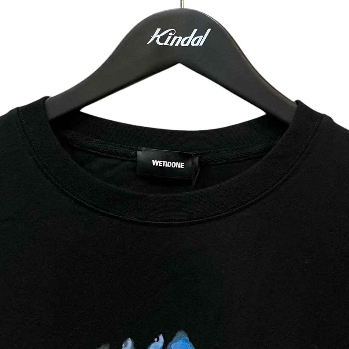 Black Watercolor Monster T-Shirt プリントTシャツ - Image 3