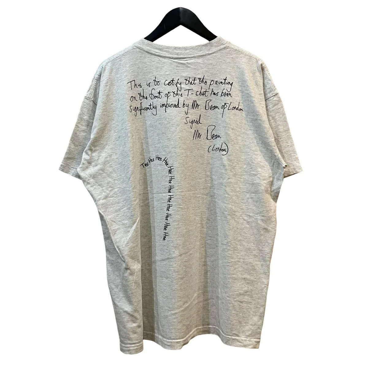 「モナリザ ミスタービーン」ヴィンテージTシャツ - Image 2