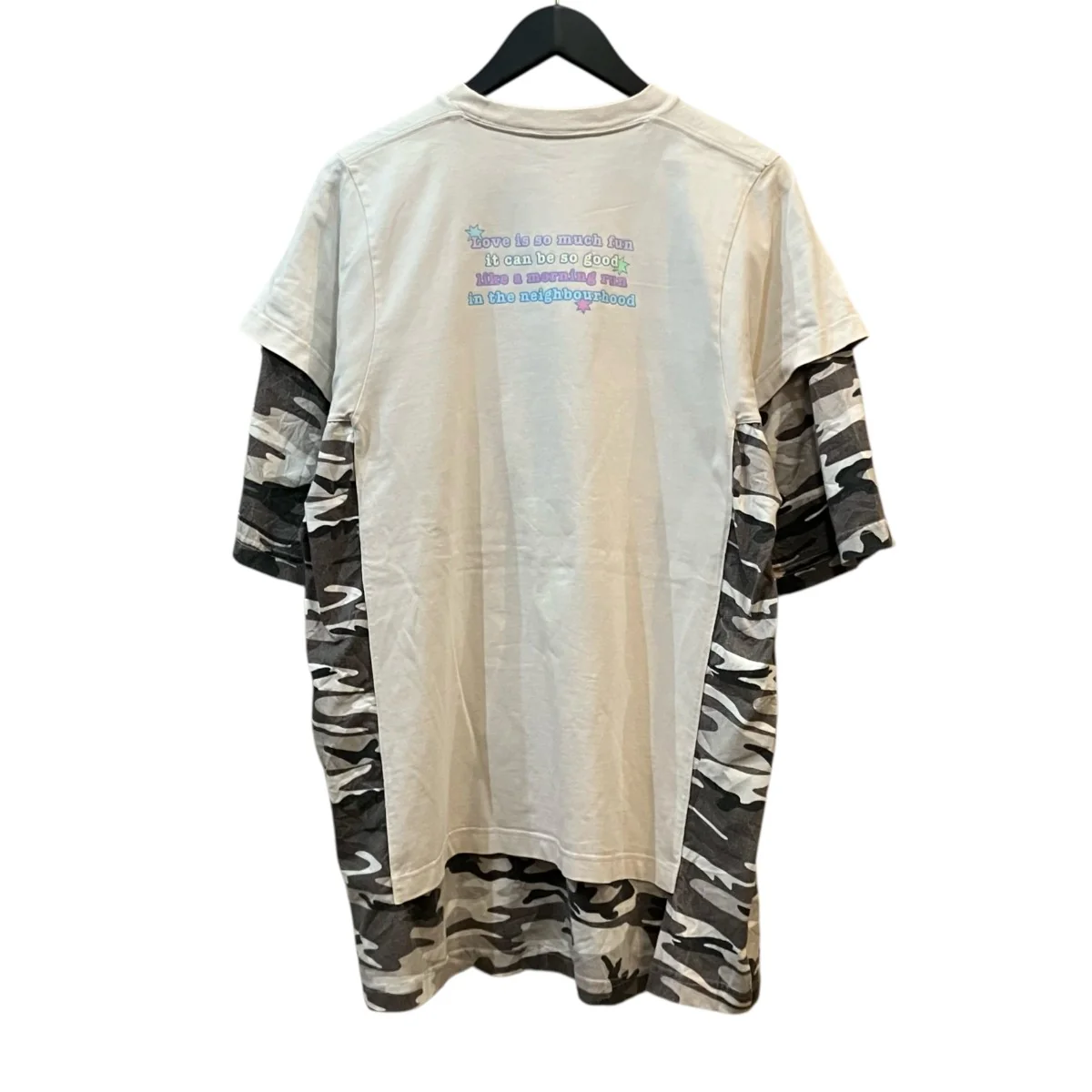 ベアプリントドッキングTシャツ - Image 2