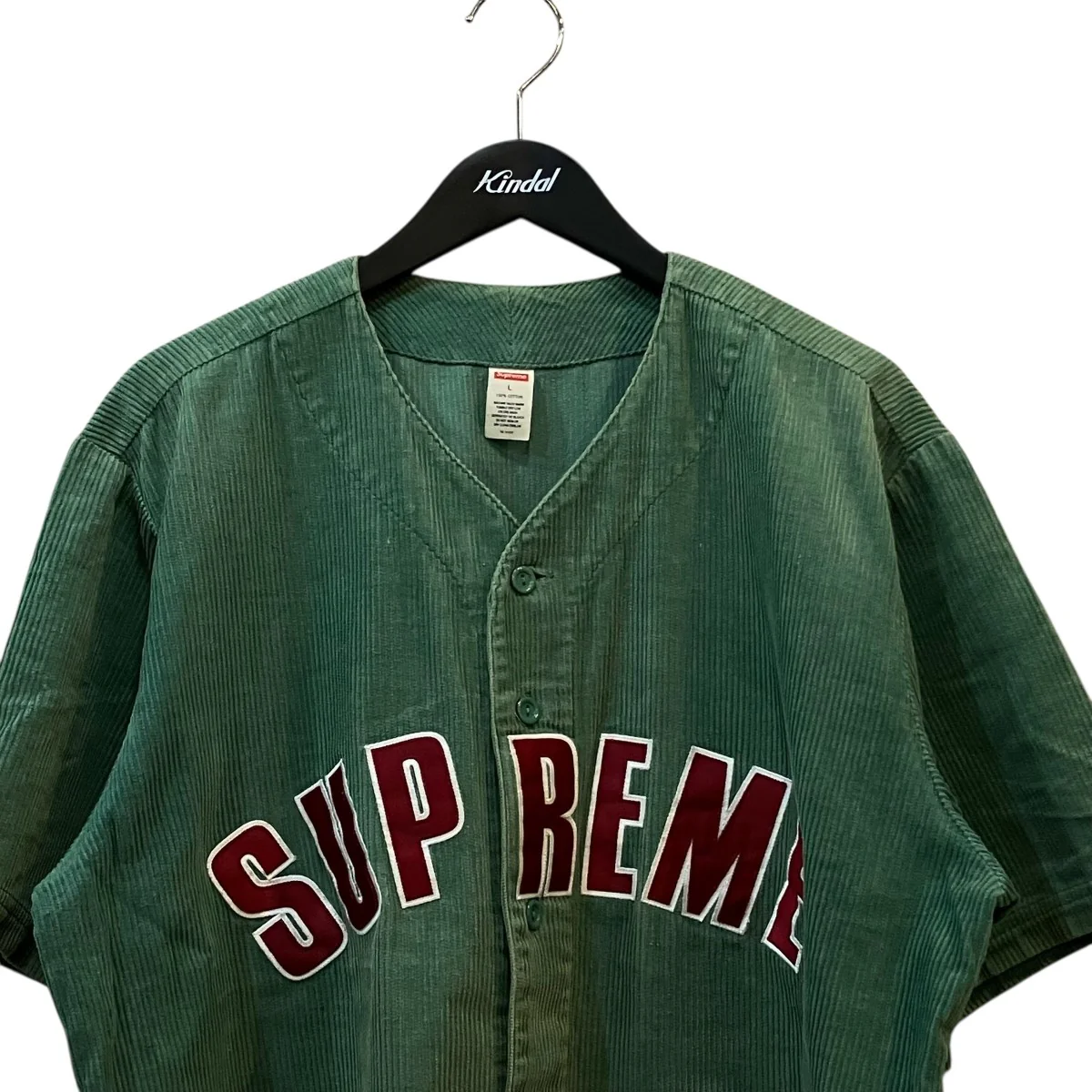 18SS「Corduroy Baseball Jersey」コーデュロイベースボール半袖シャツ - Image 3