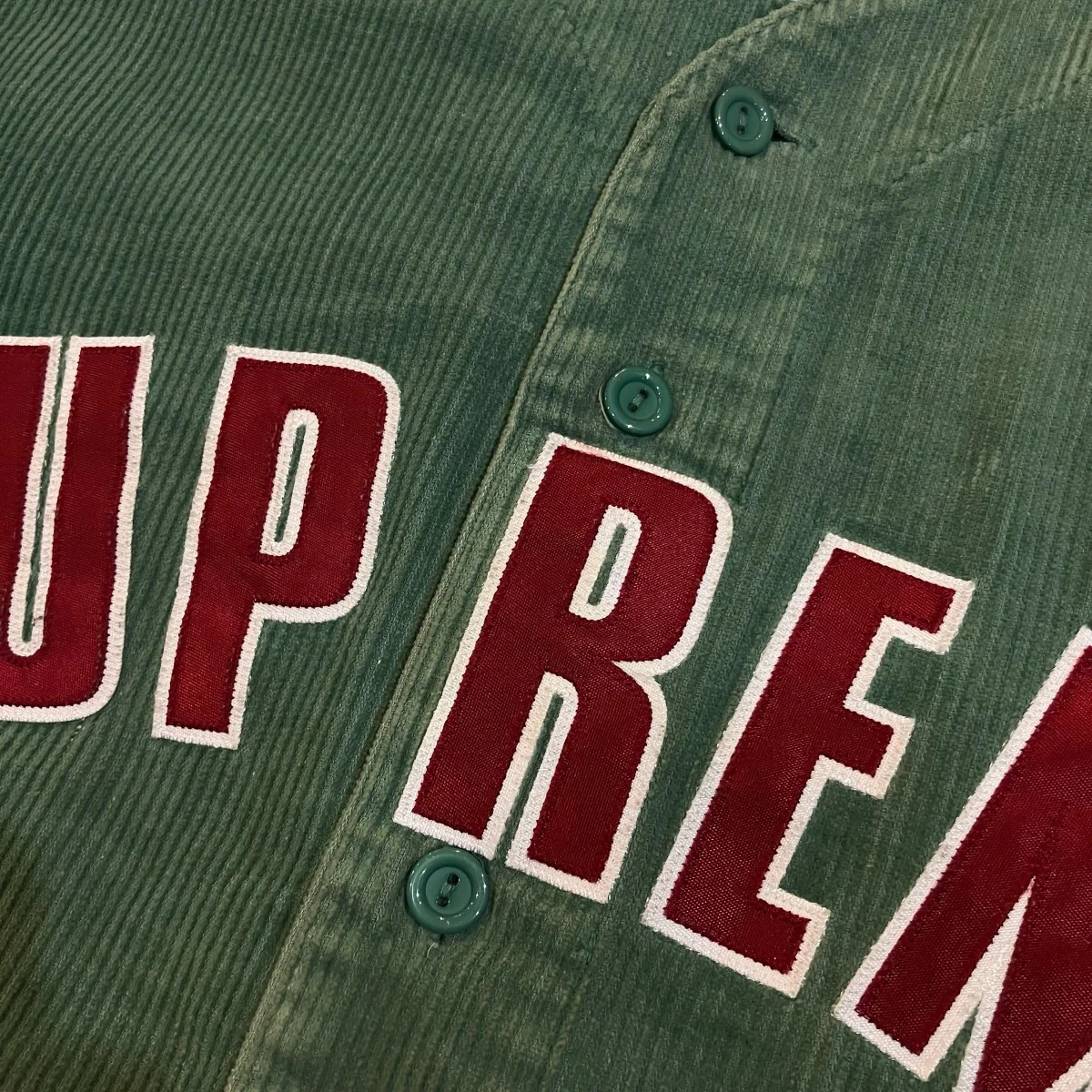 18SS「Corduroy Baseball Jersey」コーデュロイベースボール半袖シャツ - Image 7