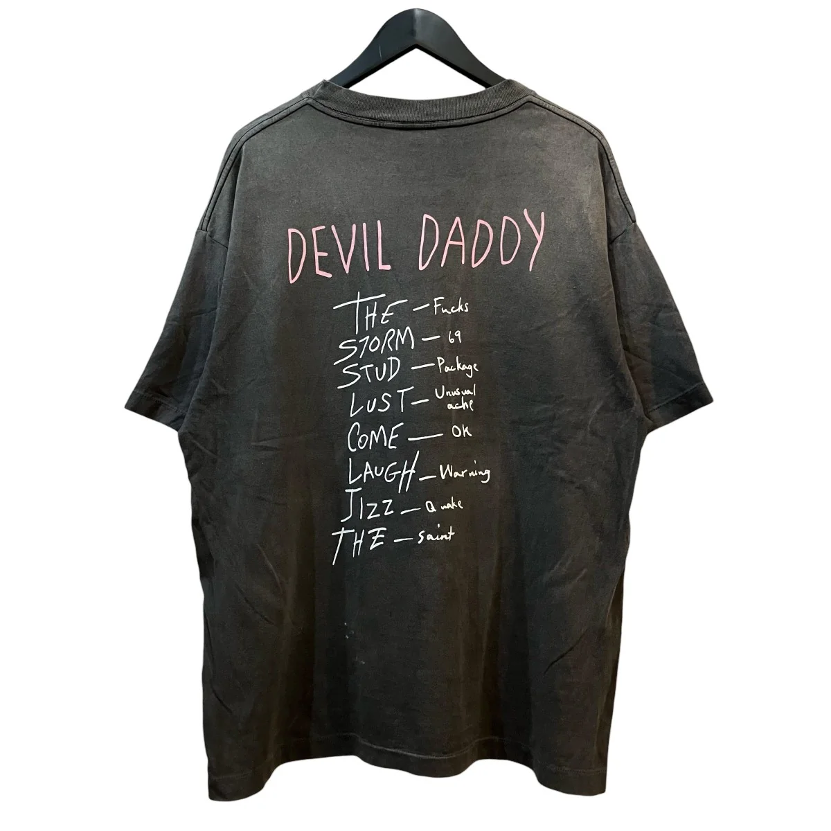 25SS「S S TEE DEVIL DADDY」ヴィンテージ加工TシャツSM HR8 0000 002 - Image 2