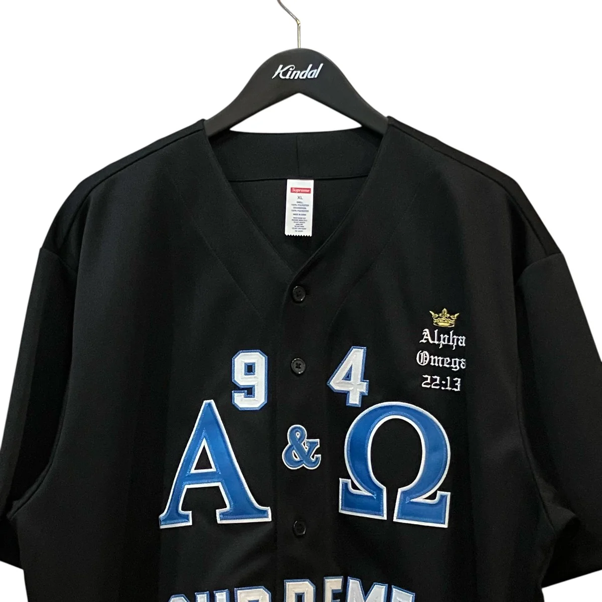 24AW「Alpha Omega Baseball Jersey」ベースボールシャツ - Image 3