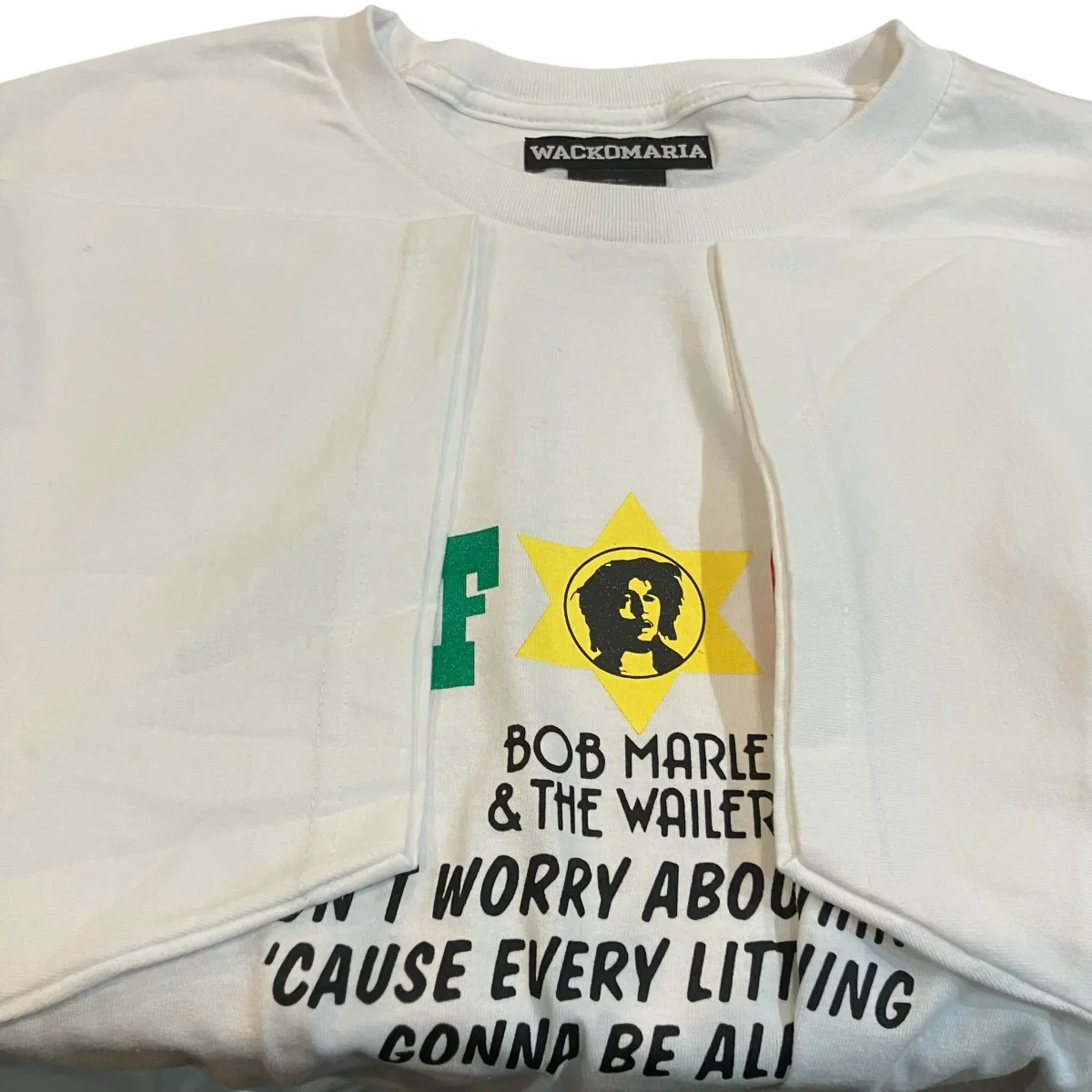BOB MARLEY CREW NECK T-SHIRT (TYPE-3) プリントTシャツ - Image 4