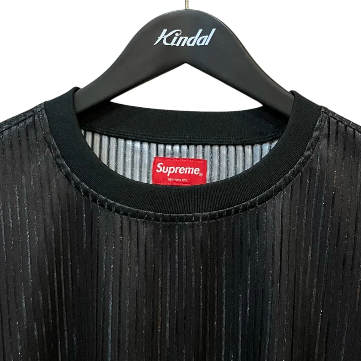 Gradient Mesh Stripe Jersey ストライプメッシュTシャツ - Image 3
