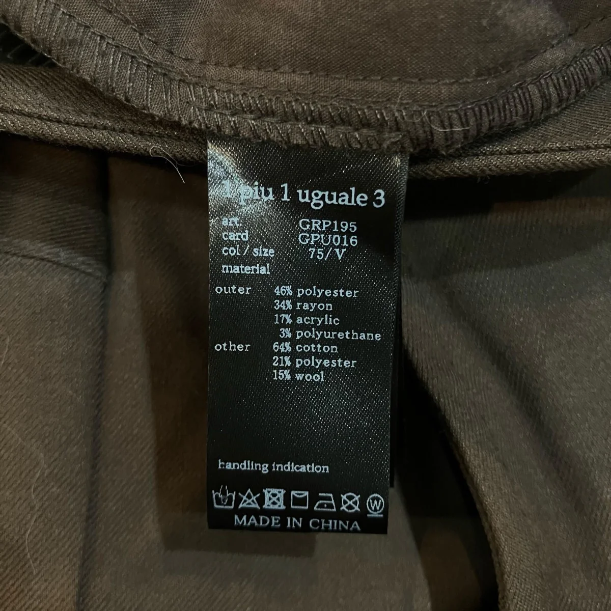 「113 GOLF LONG PANTS」裾切替パンツGRP195 - Image 6