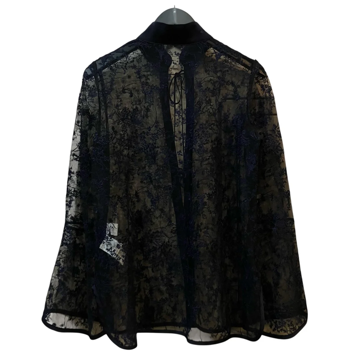 「Floral Lace Stand Collar Shirt」フローラルレーススタンドカラーシャツMM24FW SH005 - Image 2
