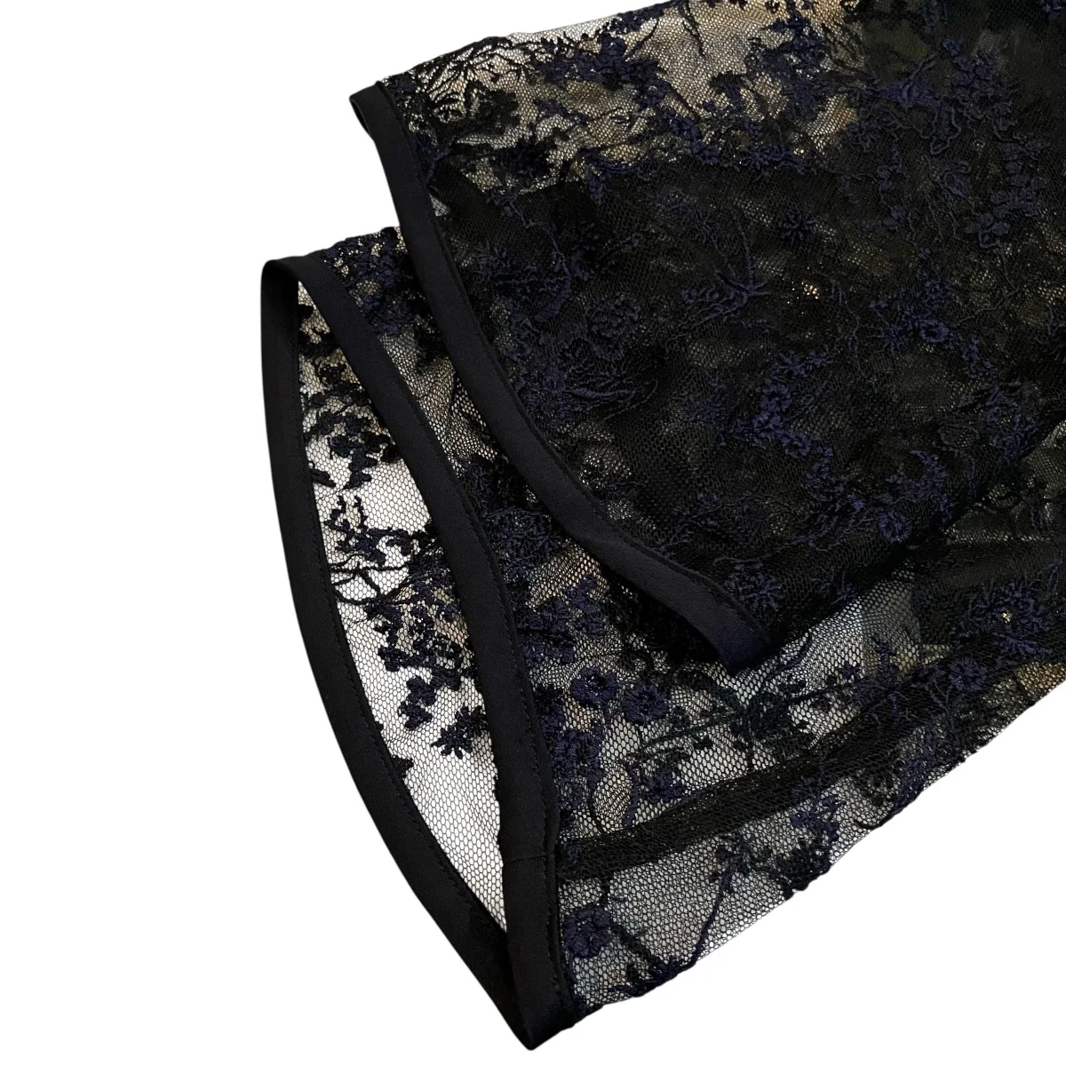 「Floral Lace Stand Collar Shirt」フローラルレーススタンドカラーシャツMM24FW SH005 - Image 4