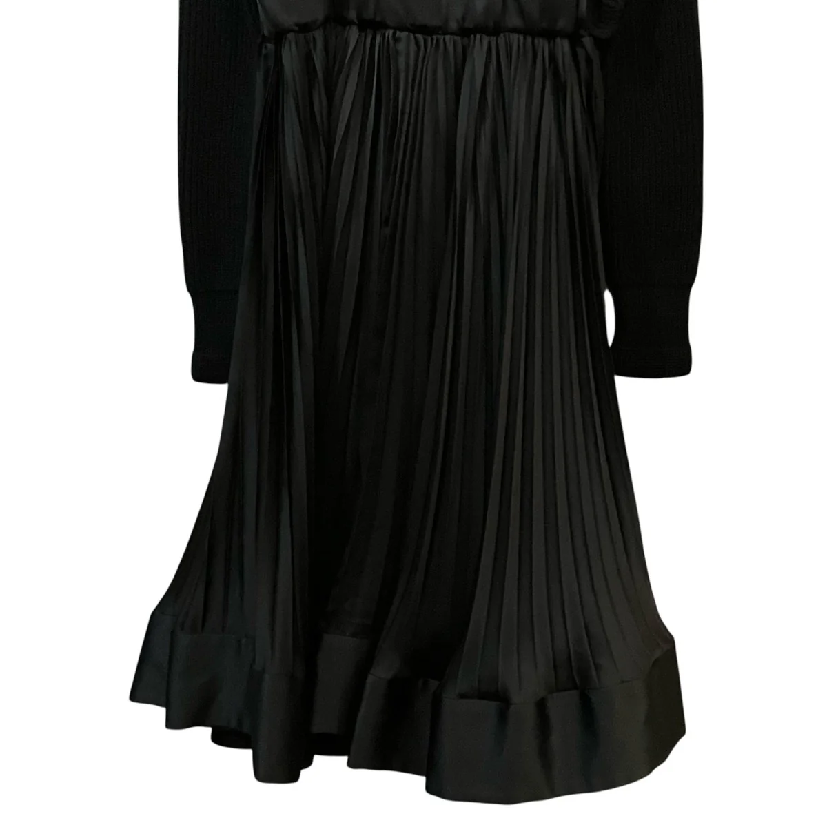「WOOL KNIT DRESS」ニット切替プリーツワンピース23 06819 - Image 5