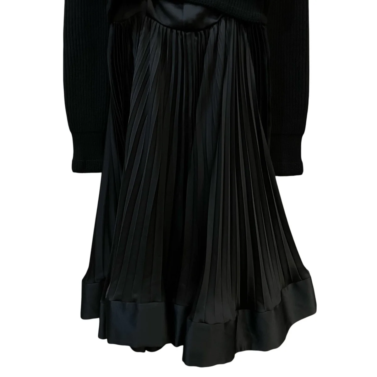 「WOOL KNIT DRESS」ニット切替プリーツワンピース23 06819 - Image 6