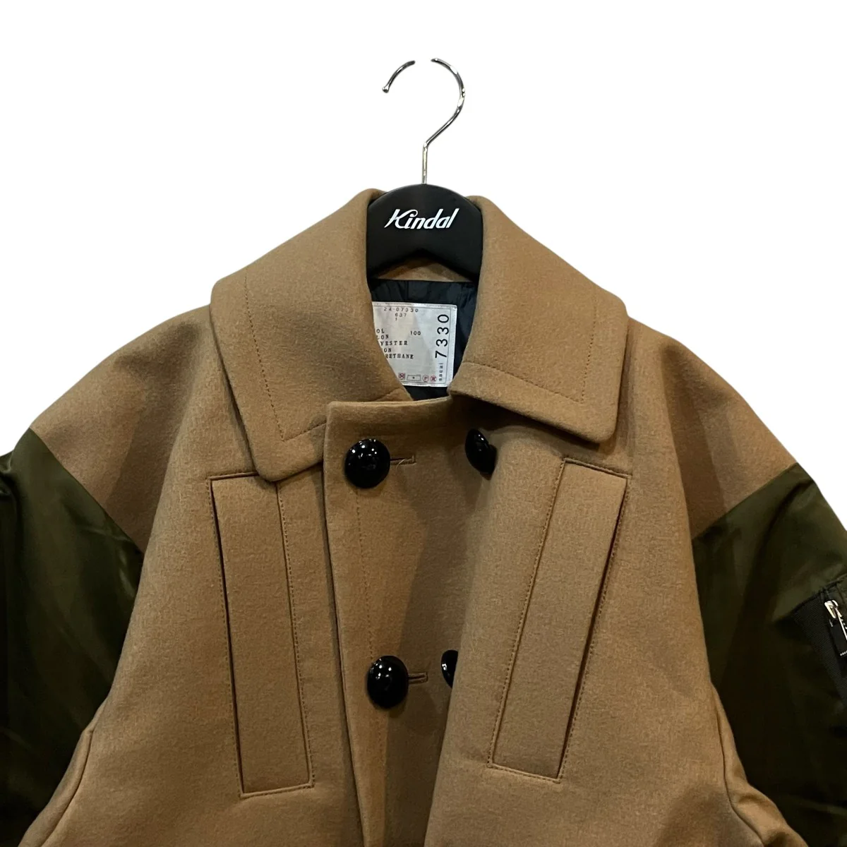 「Wool Melton x Nylon Twill Jacket」ウールメルトン×ナイロンツイールジャケット24 07330 - Image 3