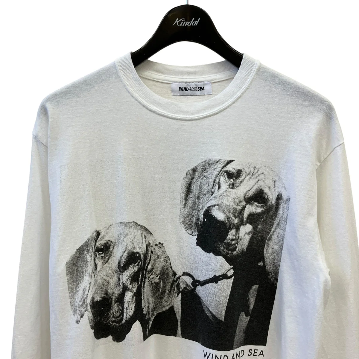 ドッグプリント長袖TシャツWDS-CS-117 - Image 3