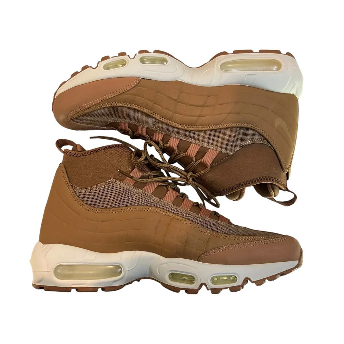 「Nike Air Max 95 SNEAKERBOOT FLAX」ハイカットスニーカー806809 201 - Image 6