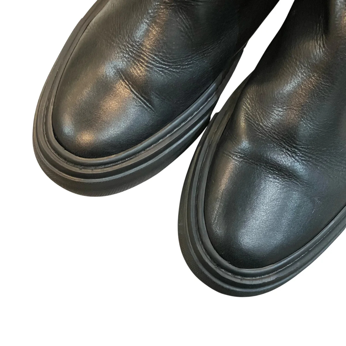 「COW LEATHER BACK ZIP SNEAKERS」ジップスニーカーAA12 202 - Image 5