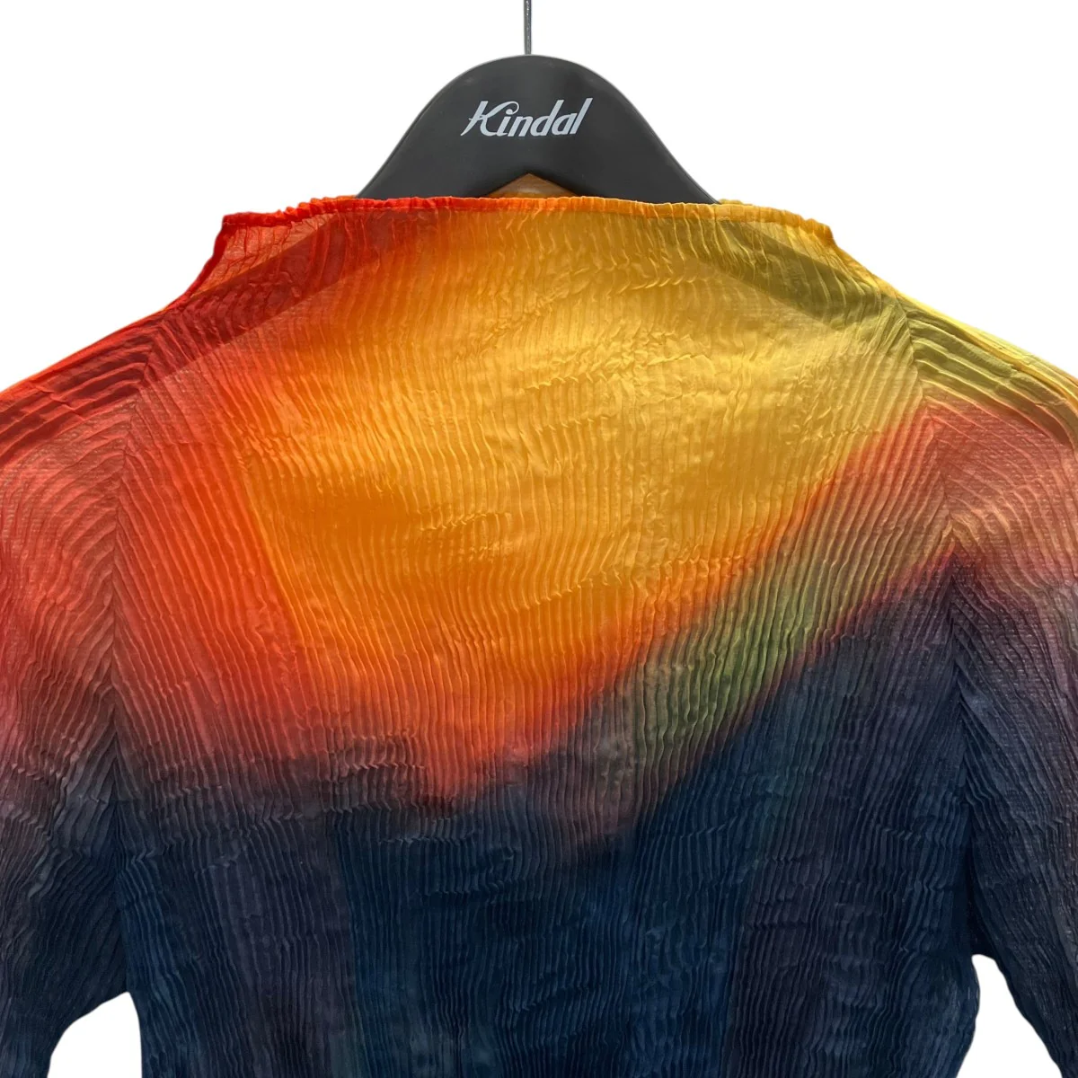 24SS LIGHT LEAK CHIFFON TWIST TOP ハイネックカットソー - Image 2