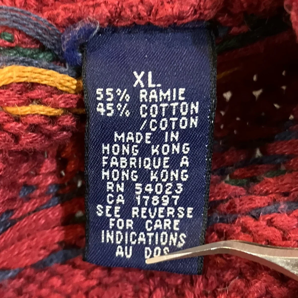 リネンコットン総柄ニット - Image 6