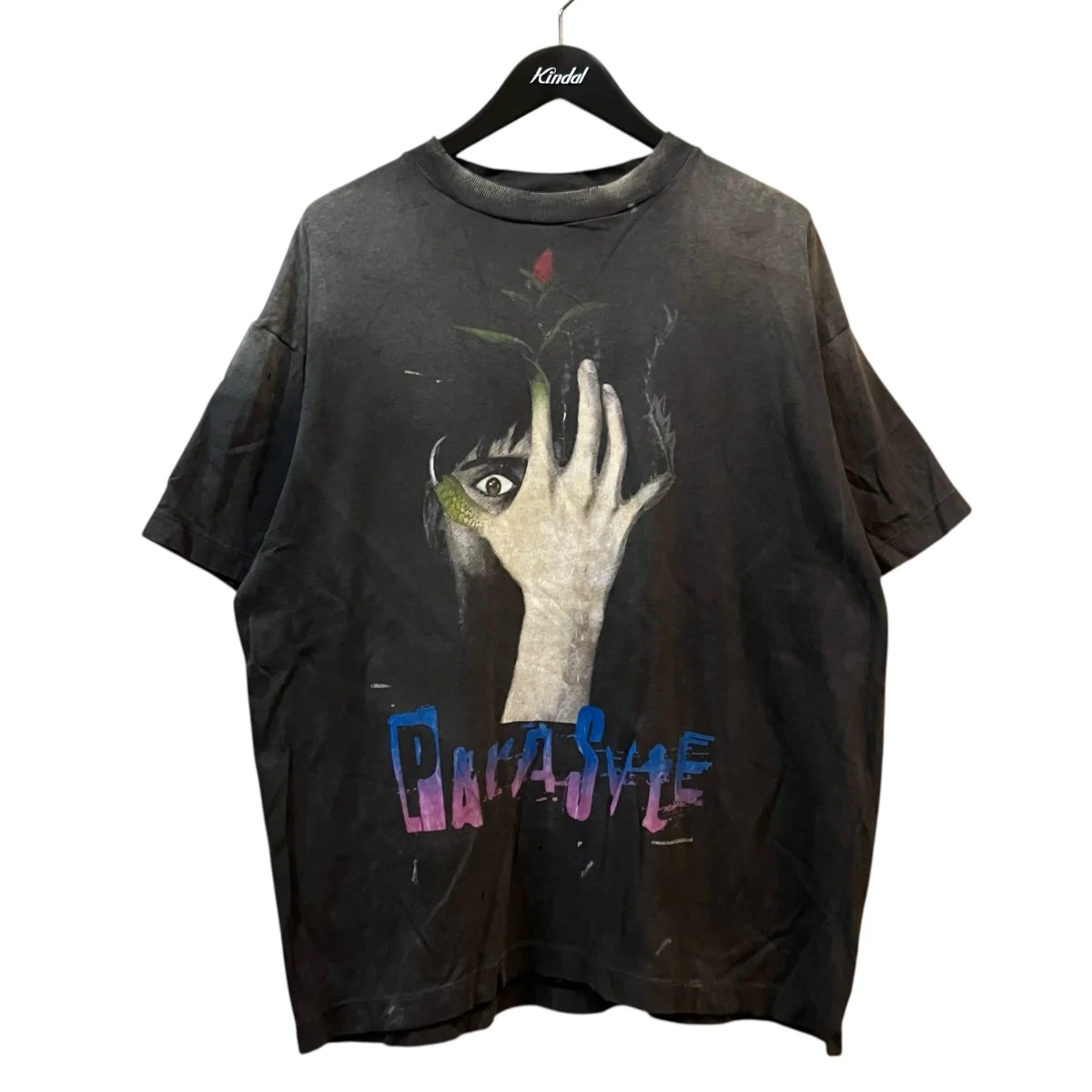 「寄生獣-parasyte KJ SS TEE」プリントTシャツSM HR1 0000 C26