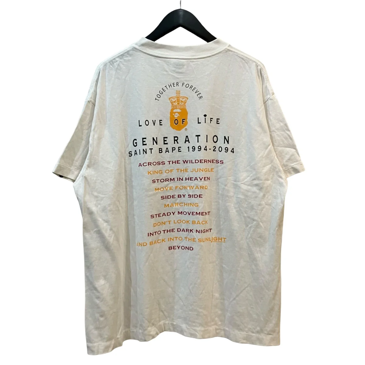 25SS「GENERATION BAPE SS TEE」プリントTシャツSM HR1 0000 C36 - Image 2