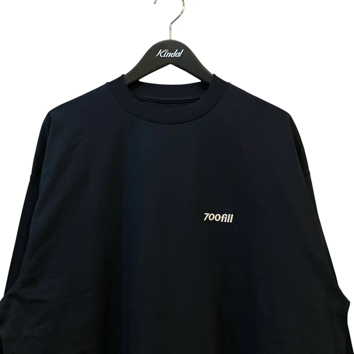 ワンポイント刺繍ロングスリーブクルーネックTシャツ - Image 3