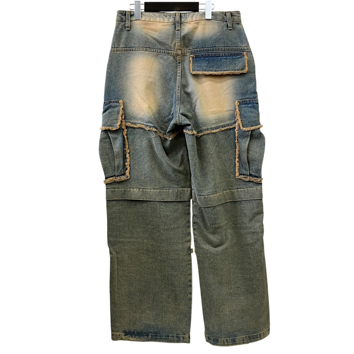 Baggy Relaxed Faded Skate Denimバギーリラックスドスケートデニムパンツ - Image 2