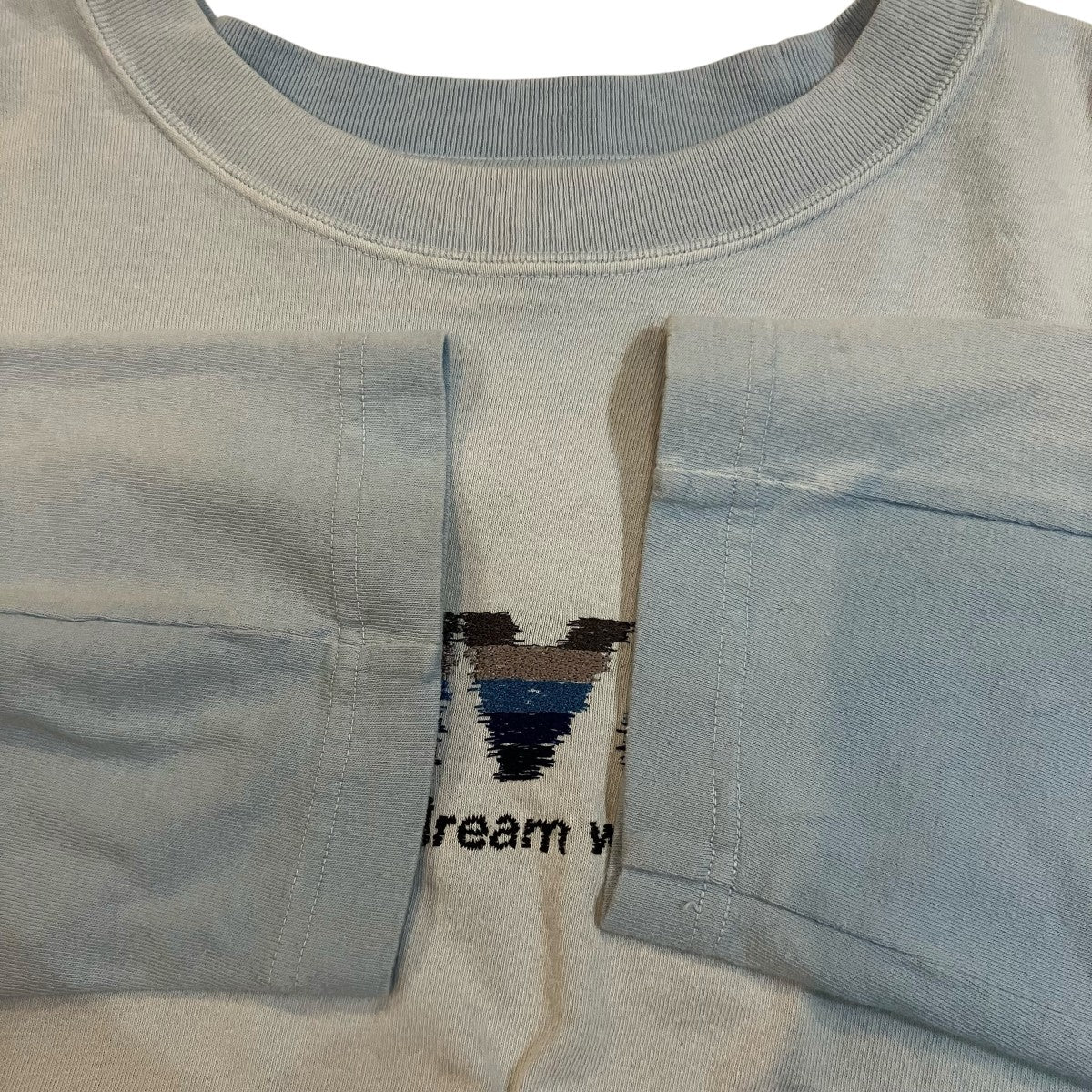 PARADOX Embroidery Switching Tee パラドックスエンブロイダリィー Tシャツ - Image 4