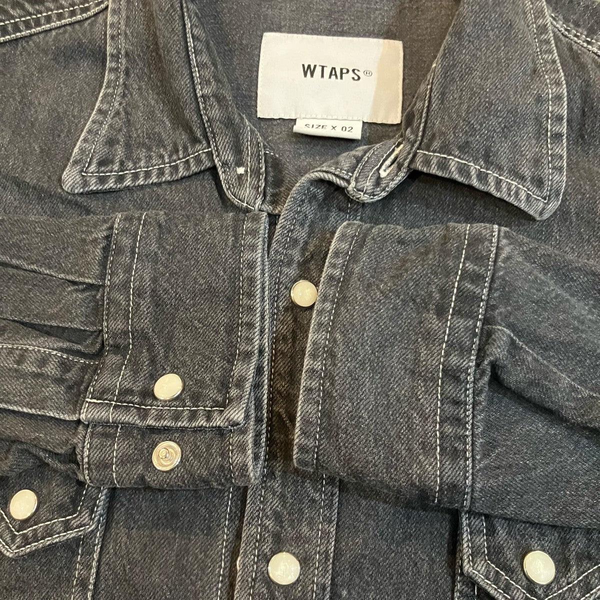 ALLMAN   LS   COTTON． DENIM デニムシャツ - Image 4