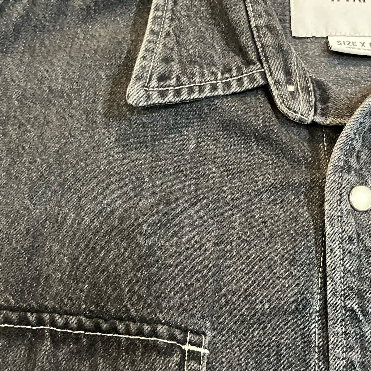 ALLMAN   LS   COTTON． DENIM デニムシャツ - Image 5