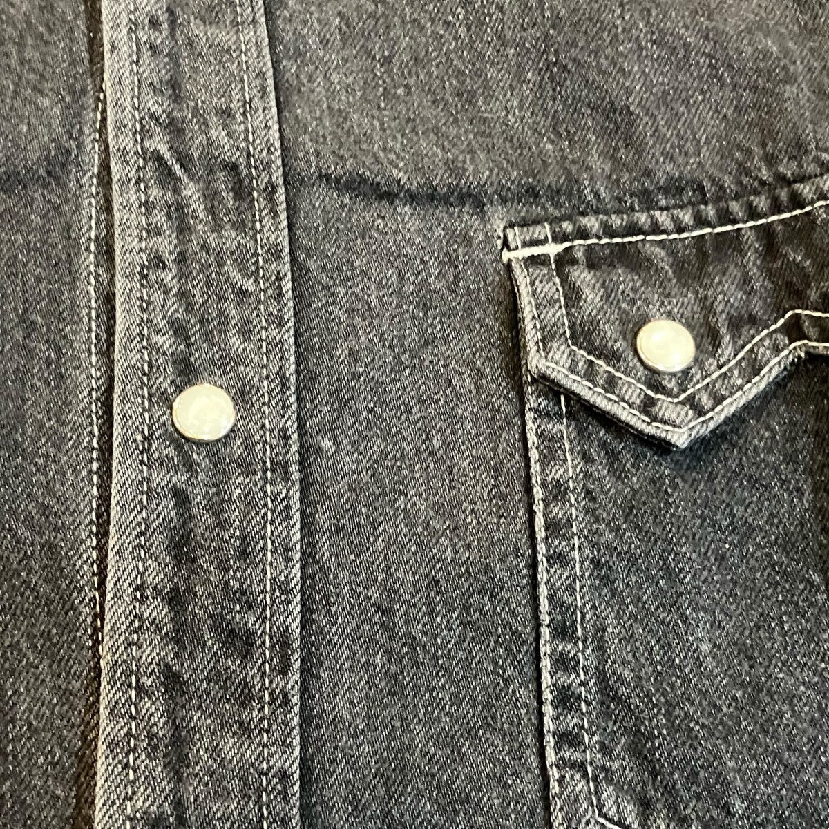 ALLMAN   LS   COTTON． DENIM デニムシャツ - Image 6