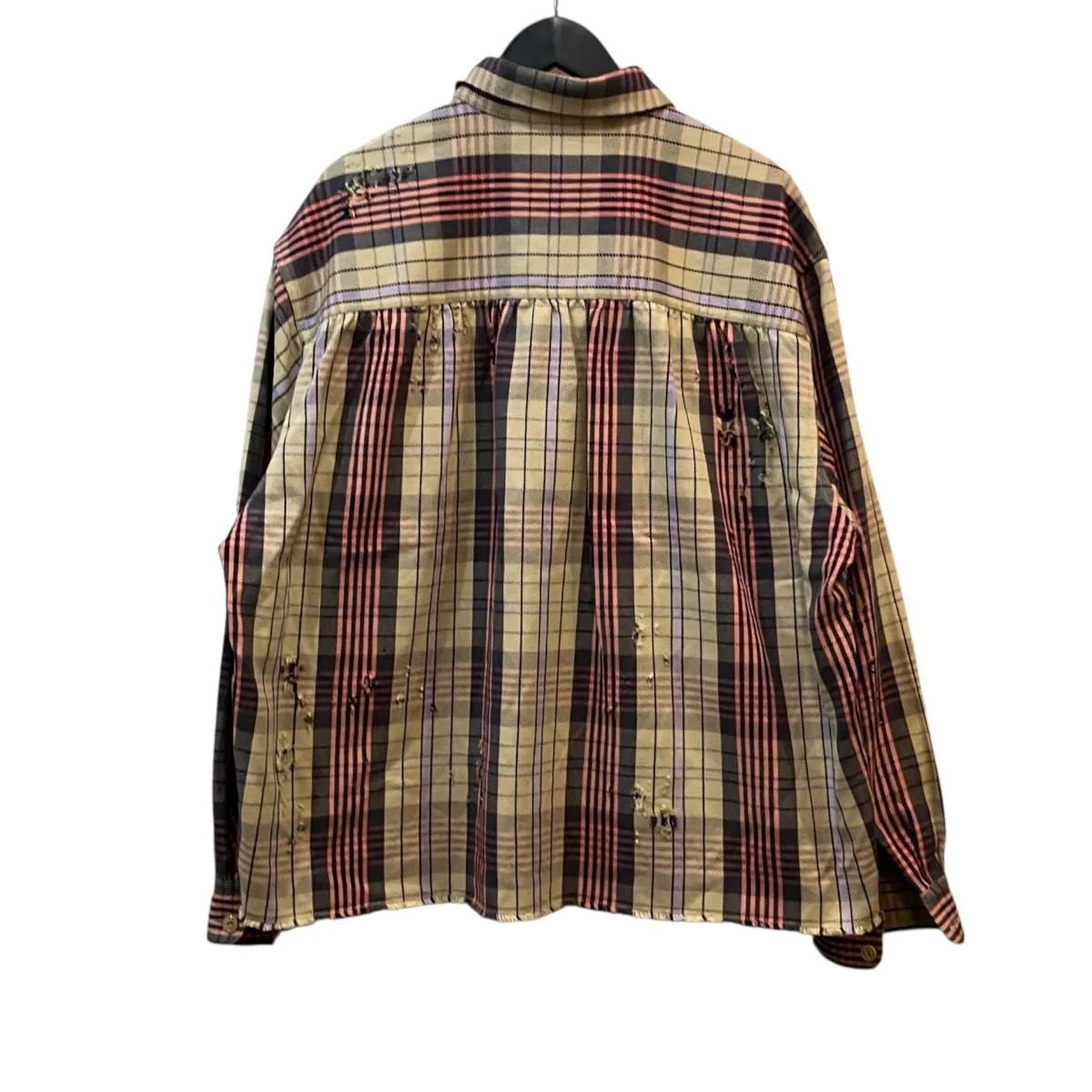 ダメージ加工チェックシャツ - Image 2