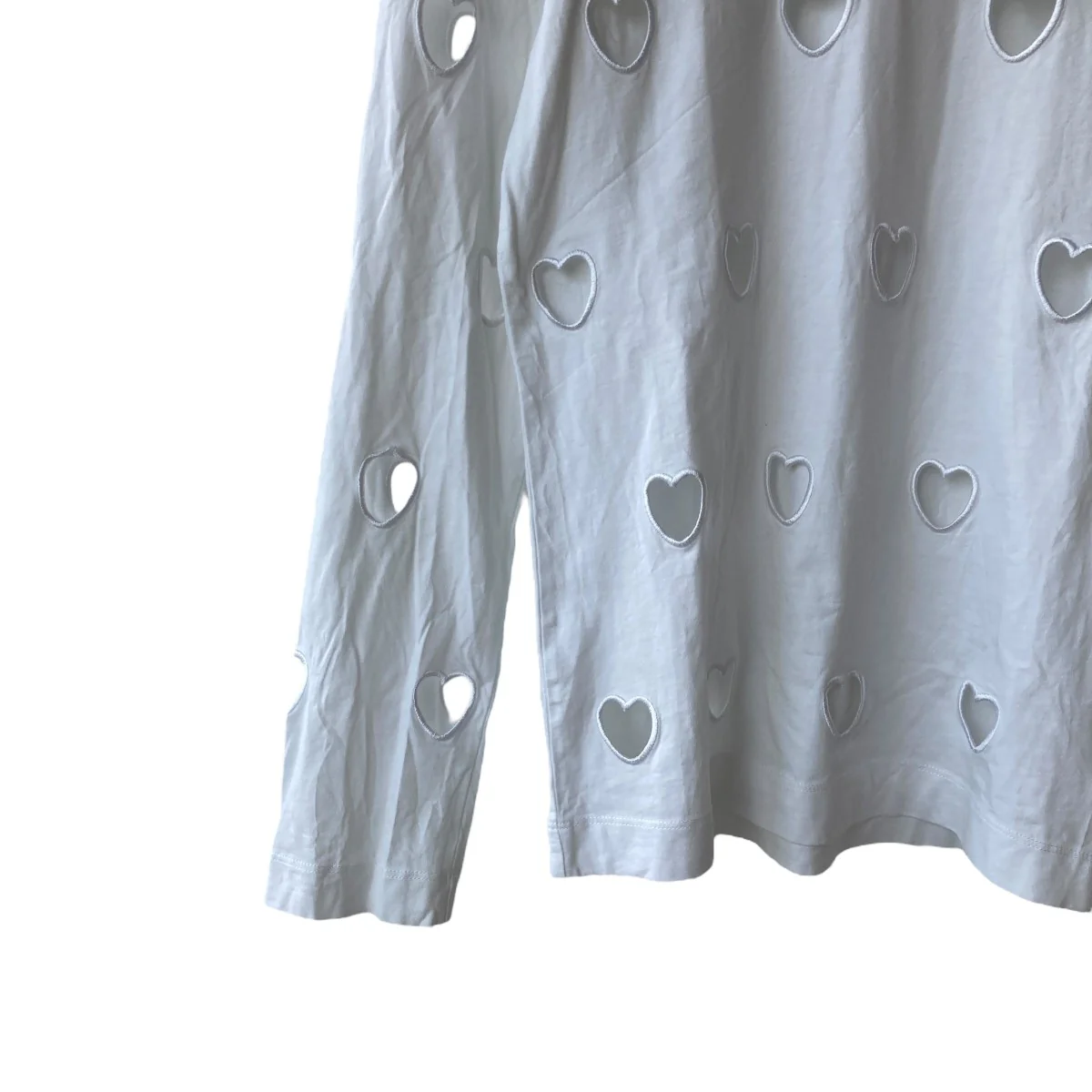 ハートカットアウトL S TEE長袖Tシャツ3610900295 - Image 4